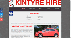 Desktop Screenshot of kintyrehire.com